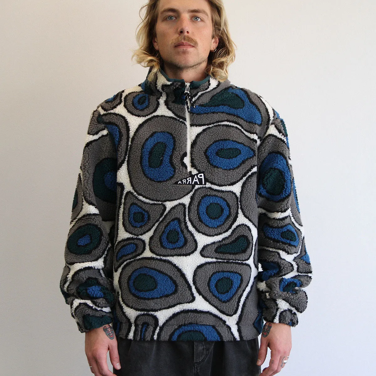 Amethist Geode Polar Fleece Pullover