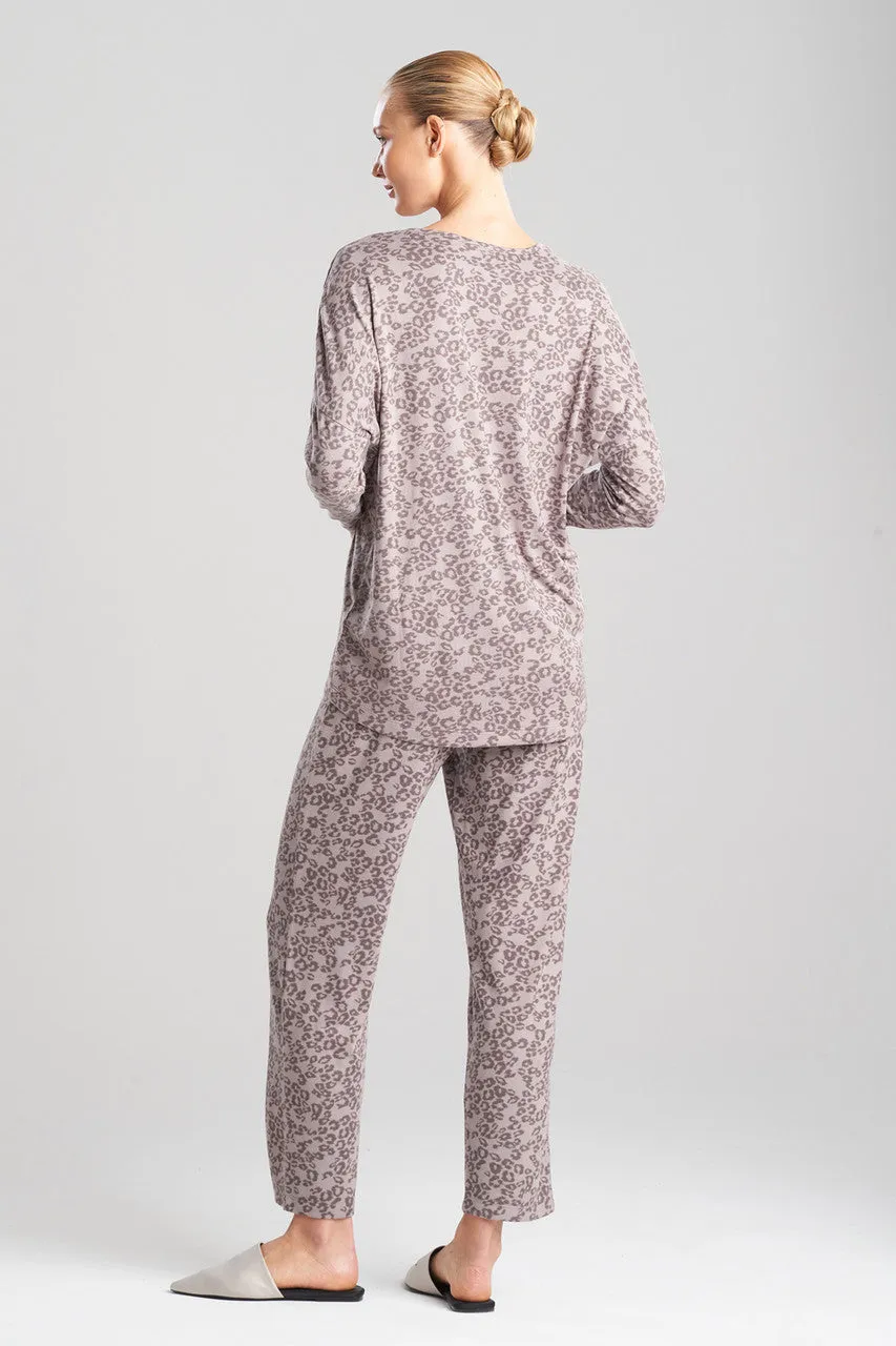Animale Printed Mirage Cocoon V-Neck Top