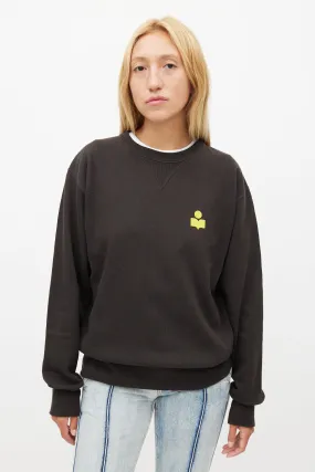 Black & Yellow Logo Crewneck