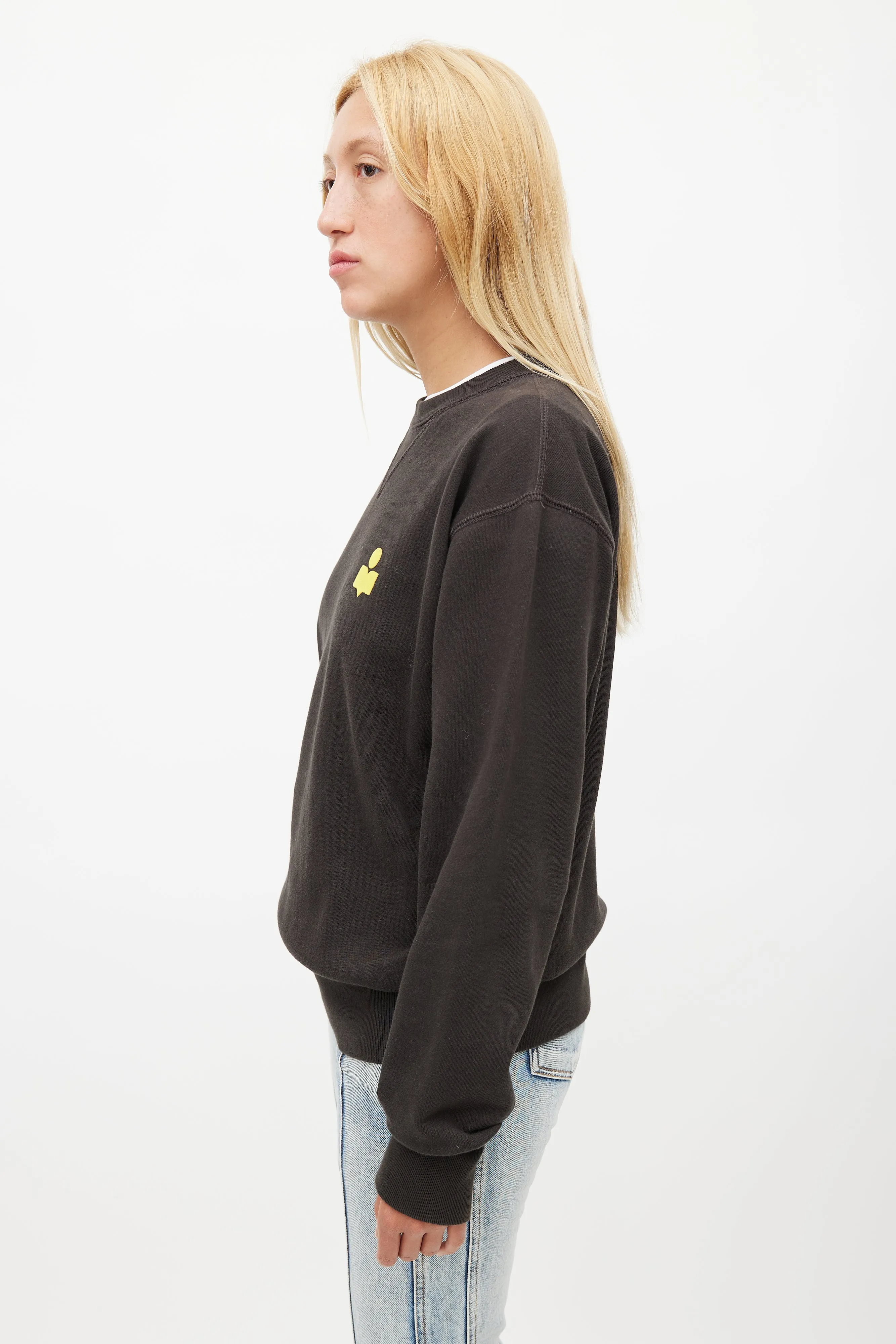 Black & Yellow Logo Crewneck