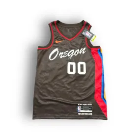 Carmelo Anthony Portland Trail Blazers 2020-2021 City Edition Nike Swingman Jersey Brown Red
