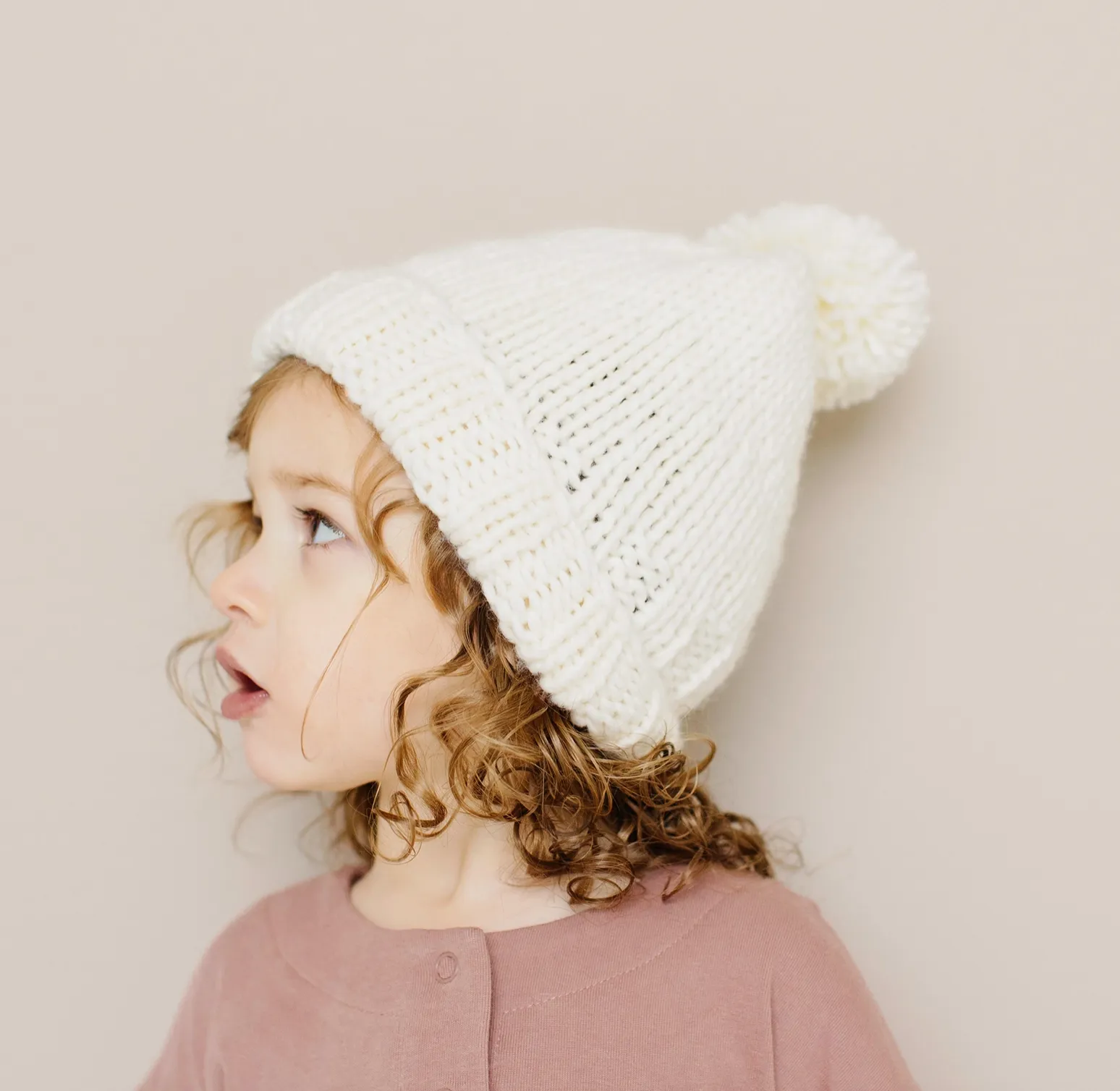Cream Baby Beanie