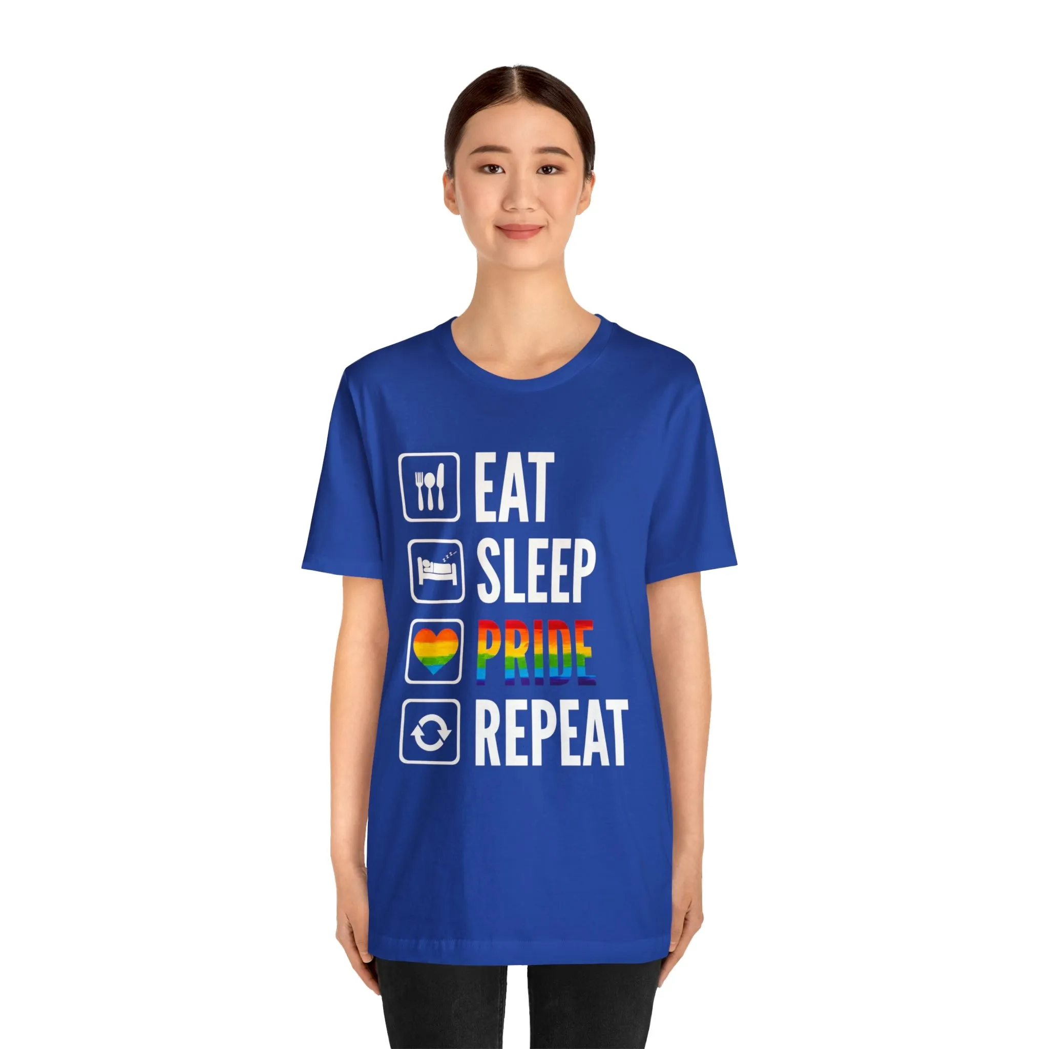Eat Sleep Pride Repeat Unisex Tee