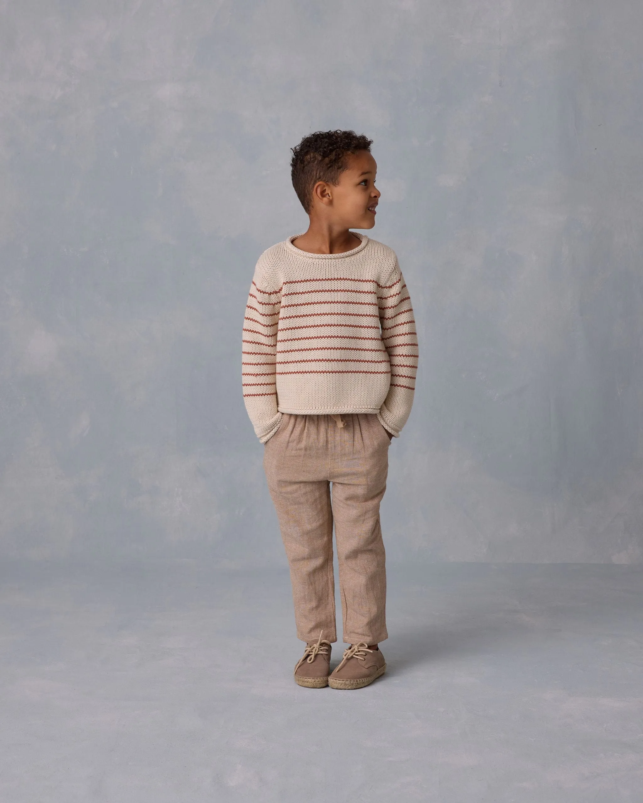 Jacques Sweater - Poppy Stripe