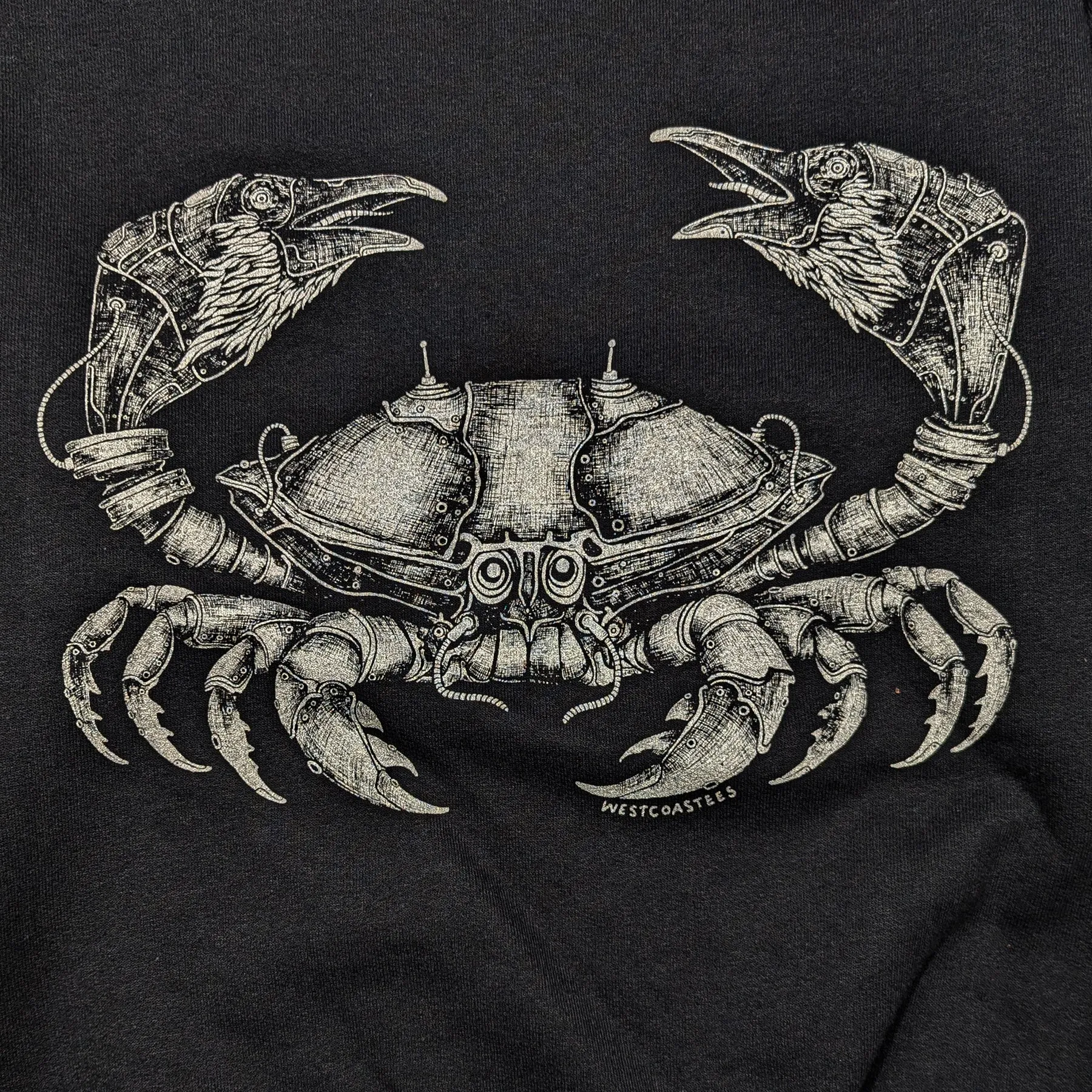 Kids Steampunk Crab crewneck sweater