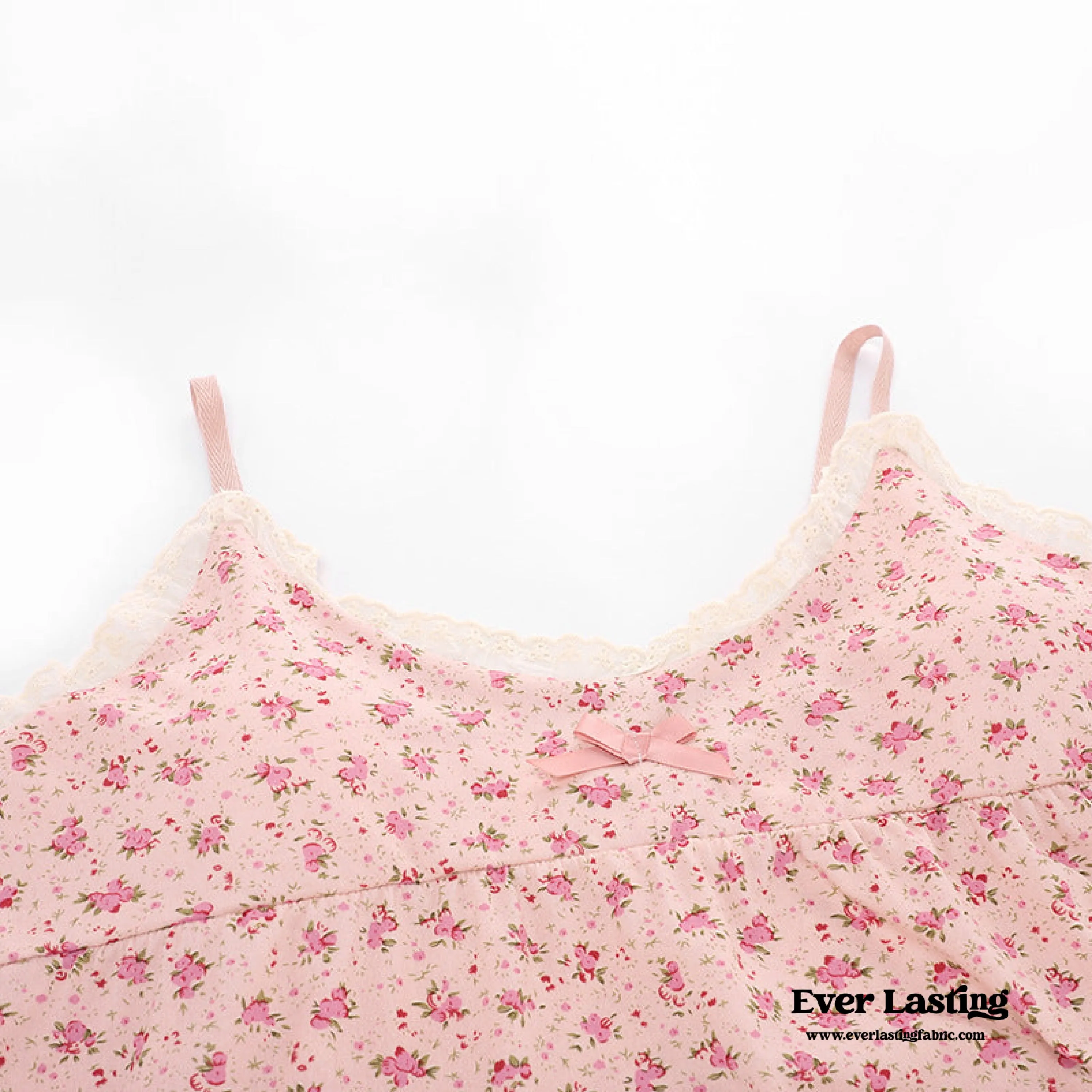 Lace Padded Cami Floral Pajama Set