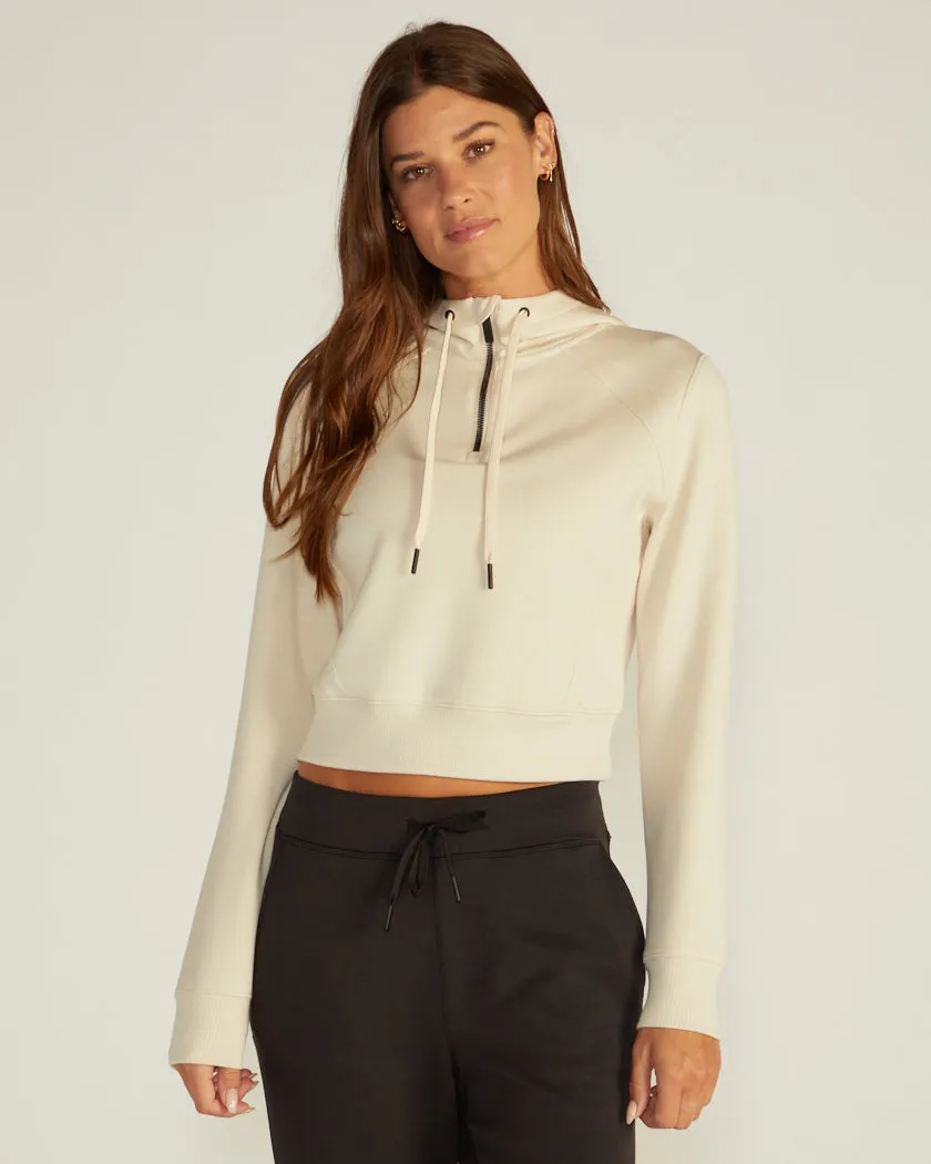 Opal Fleece Quarter-Zip Hoodie