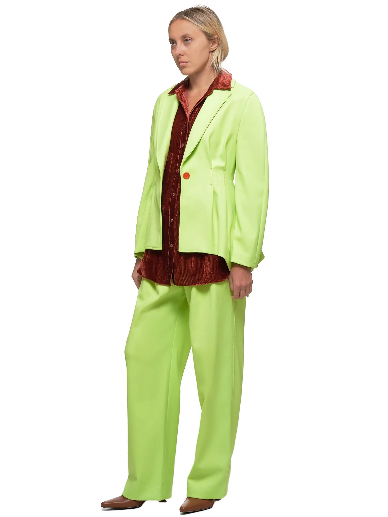 Twill Jacket (13TI1035-FLUO-YELLOW)